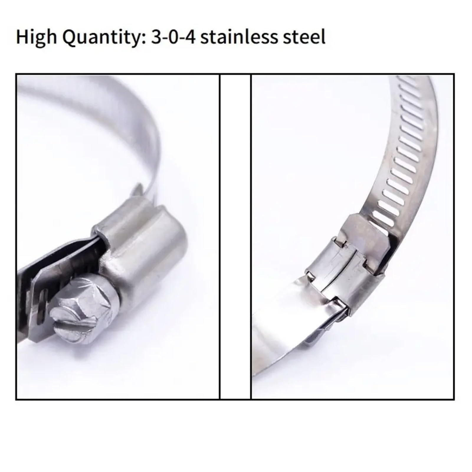 10 sztuk regulowane opaski do węży ze stali nierdzewnej 8-44mm Tri Gear napęd ślimakowy zaciski rurowe do przewodów paliwowych(13-23mm)