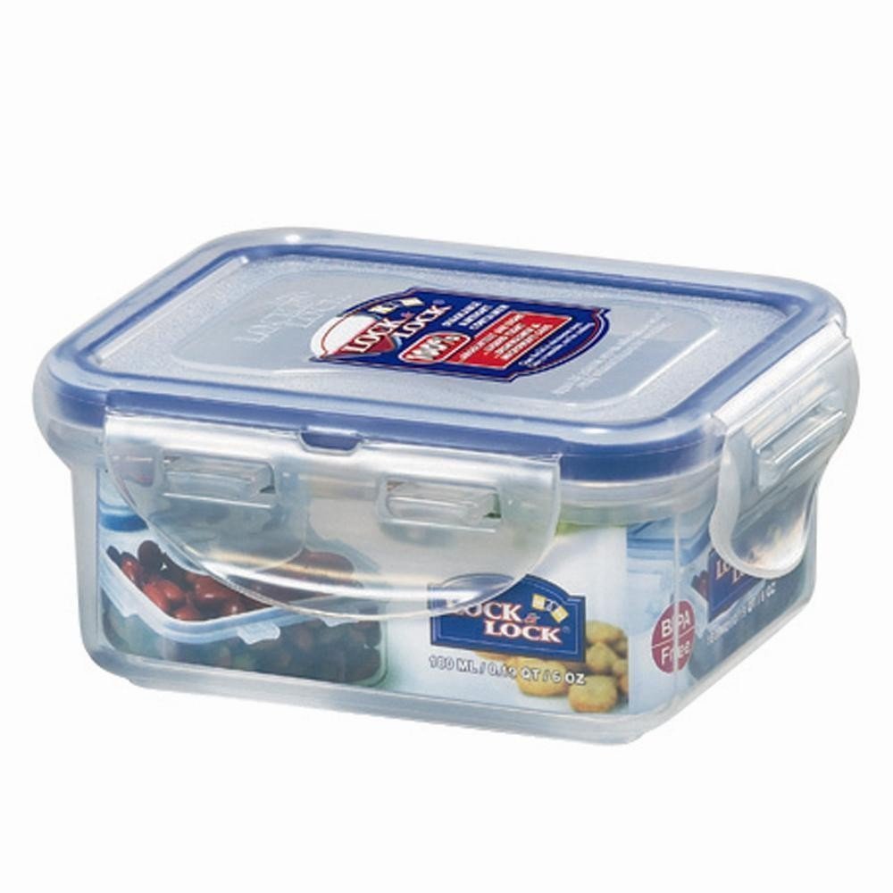 Lock & Lock HPL 805 Multifunctional Food Storage Containers Set of 6 Each 180 ml
