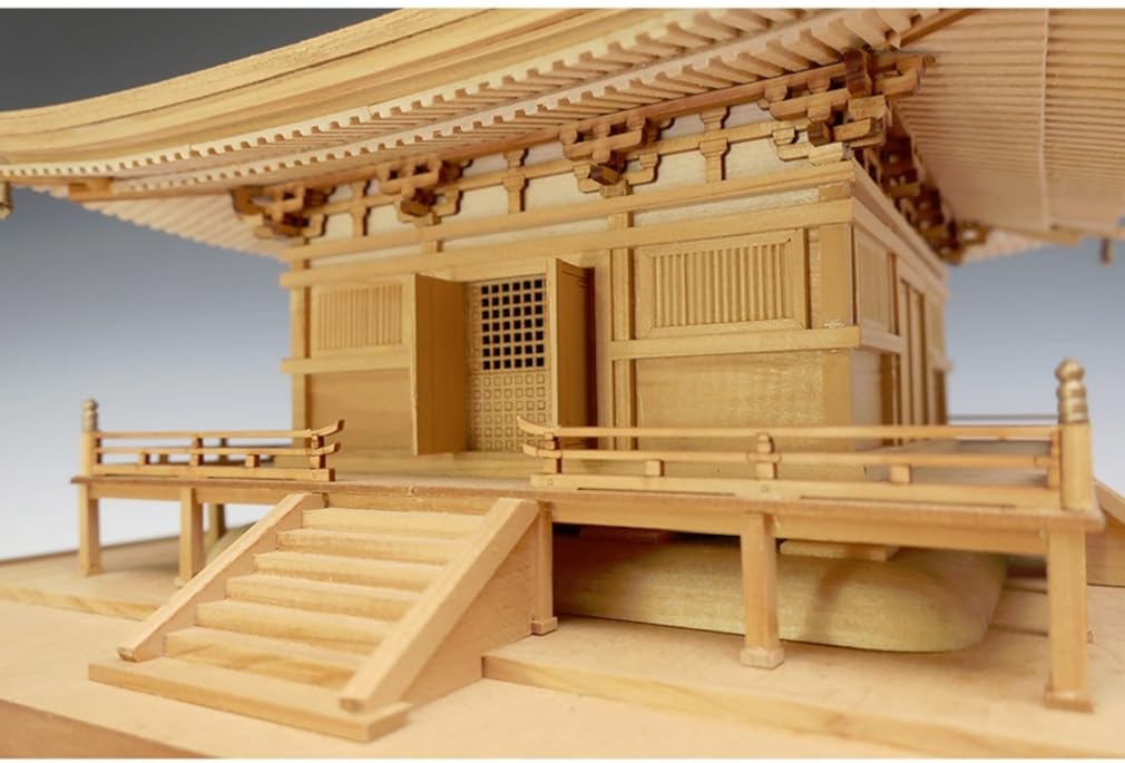 Amazon | ウッディジョー 1/50 石山寺 多宝塔 木製模型 組み立てキット