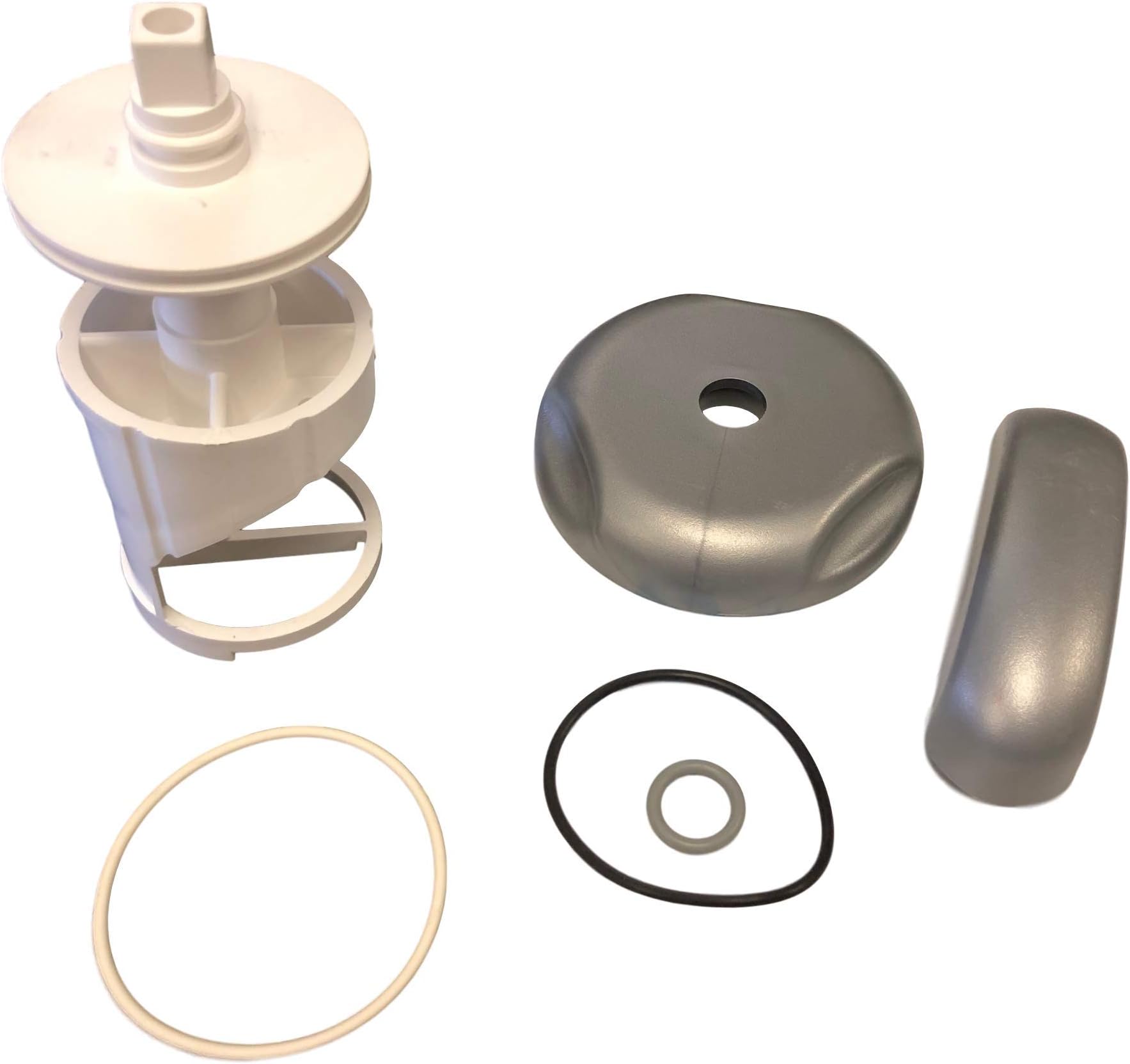 Diverter Valve 4" Kit 2007+ JAC Premium Spa Cap, Handle, Stem & O-Rings Hot Tub