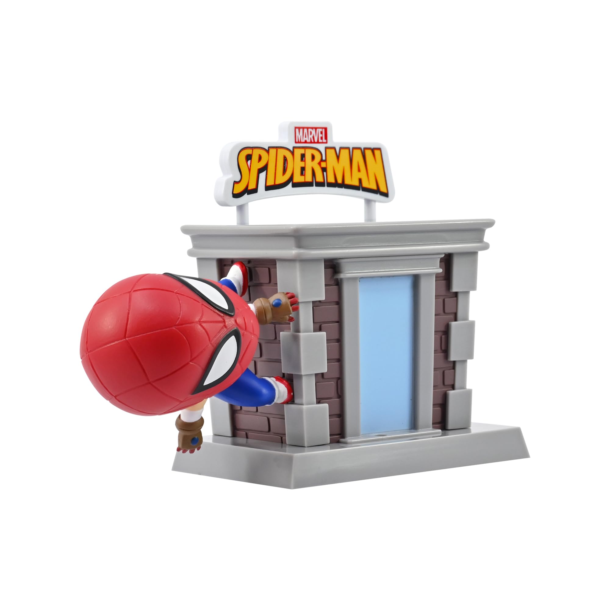 YuMe Spider-Man Clan 3.8" Mini Figure Collectable in Hero Window Box, Red and Blue, 3.8 inches (9.6 cm) - Image 3