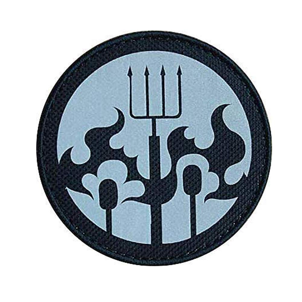 SCP Foundation Special Containment Procedures Mobile Task Forces Epsilon-6 “Village Idiots” Reflective Patch Military Hook and Loop Tactics Applique Morale Badges (Village Idiots)