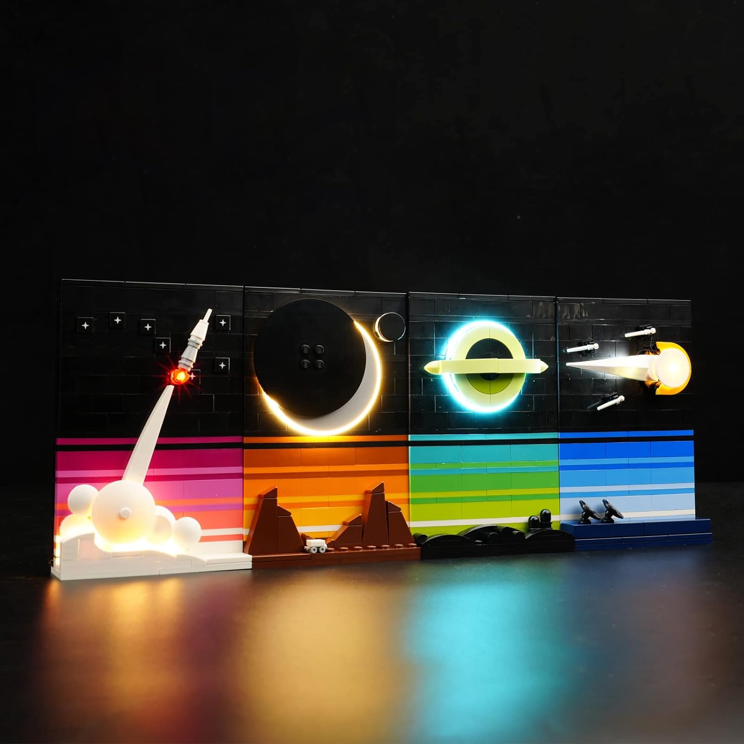 Rorliny LED Light Kit for Lego 21340 Tales of The Space Age