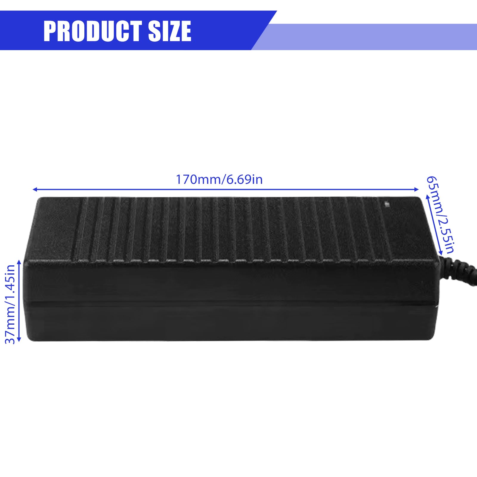 24 V 10 A adapter zasilacza: 240 W zasilacz AC na DC 24 V konwerter transformator AC DC adapter z końcówką 5,5 x 2,5 mm, uniwersalny zasilacz sieciowy do taśm LED LCD monitora LED sterownik