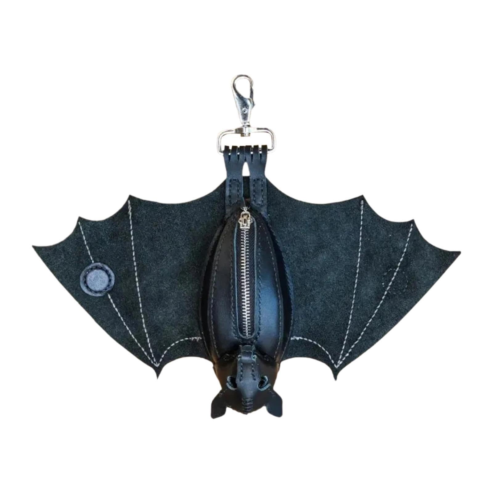 pu leather bat coin purse lightweight luxury wallet for backpack women gifts