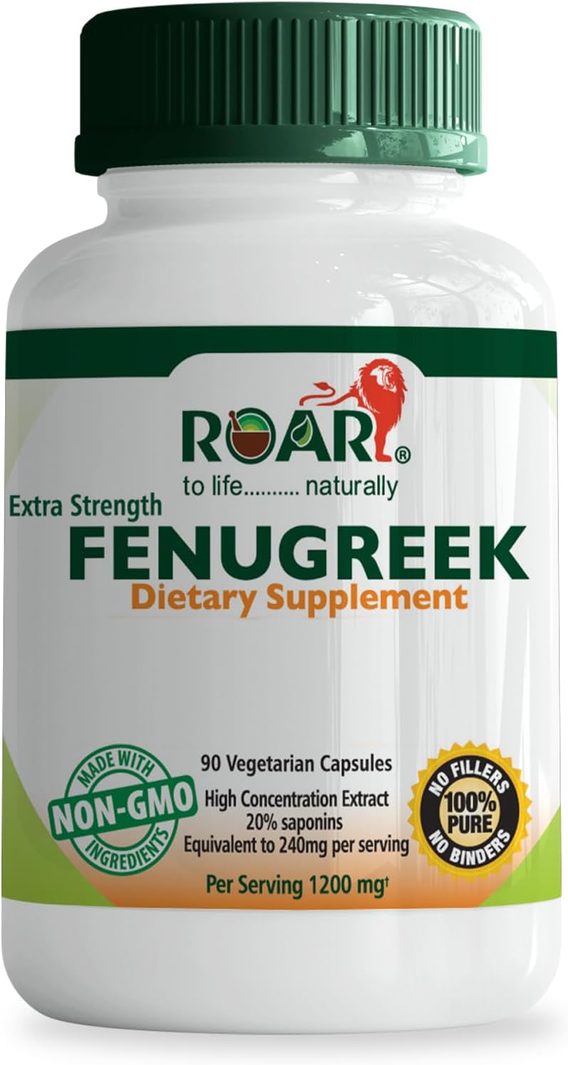 Fenugreek Extract 1200mg Vegetarian Capsules Ayurvedic Supplement