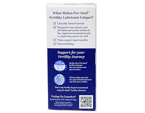 Miniatura 6 de Pre-Seed Lubricante personal apto para fertilidad - Paquete de 9