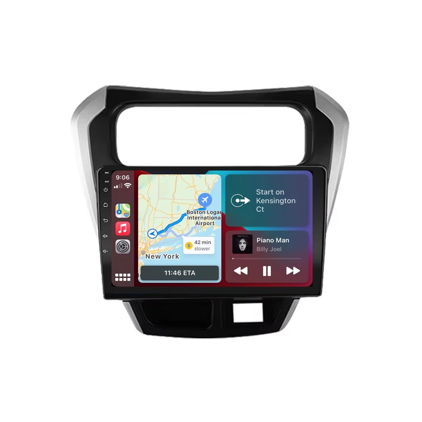 Car Multimedia Player for Suzuki Alto Maruti 800 2014-2016 9 Inch Android 15 Car Stereo with Mirror Link Swc Bt Fm Radio Wifi For, 4 Core 2G+64G