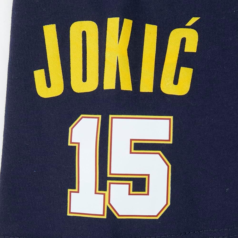 Pro Standard NBA Boys Big Boys NBA Denver Nuggets Classic Player Cotton Short Sleeve Tee - Image 4