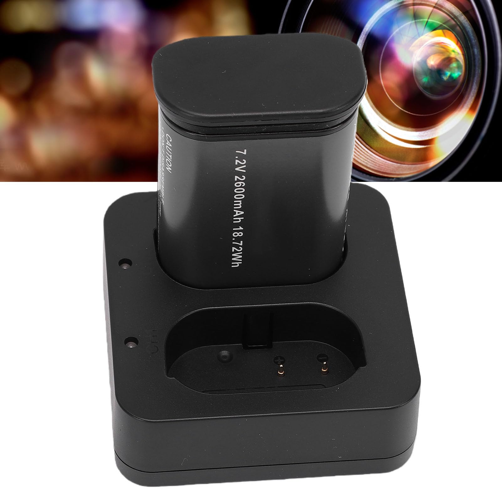 GOWENIC Zamiennik Akumulatora Aparatu i Podwójnej ładowarki USB do BP SCL6 BP SCL4, Akumulator 2600 MAh z Wejściem Szybkiego ładowania PD Typu C do Aparatów Cyfrowych