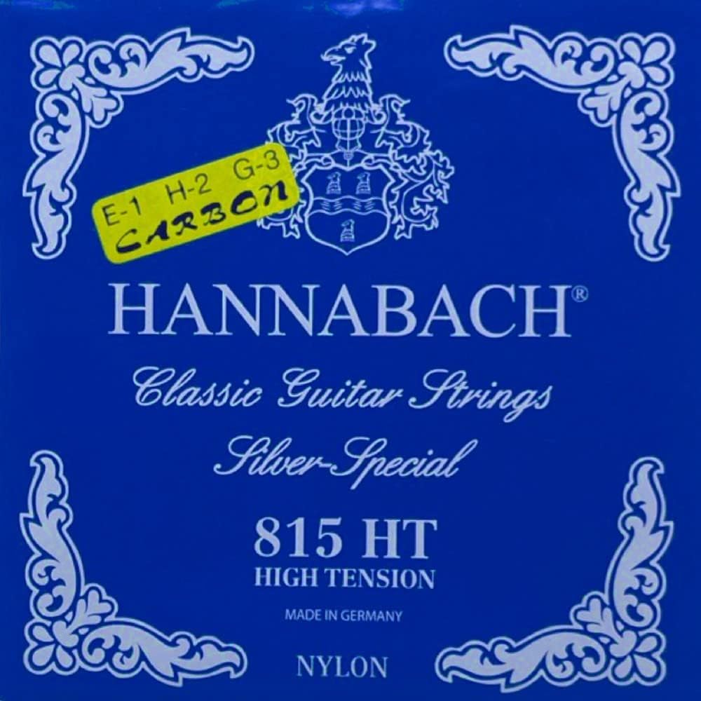Hannabach Classical Guitar Strings Series 815 High Tension Silver Special Carbon - Set - 815HTC