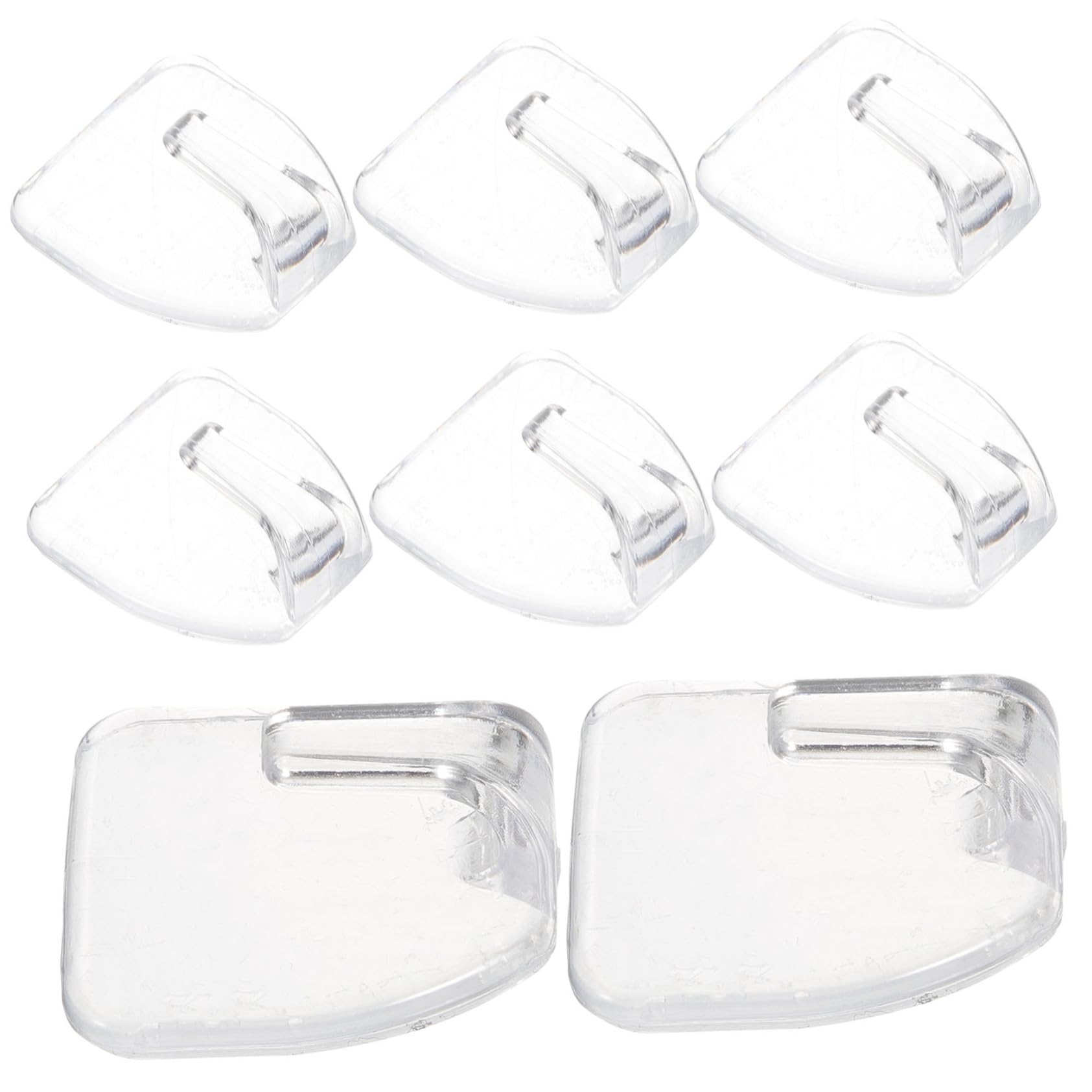 UKCOCO 32piezas Ganchos Adhesivos Transparentes Para Colgar Pared Ganchos Resistentes Para Baño y Cocina Instalación Fácil Sin Daños Para Toallas y Accesorios Del Hogar