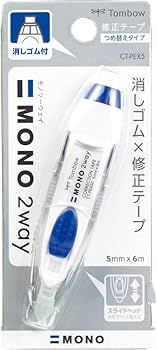 Amazon | トンボ鉛筆 修正テープ MONO モノ2way 5mm CT-PEX5 | 修正