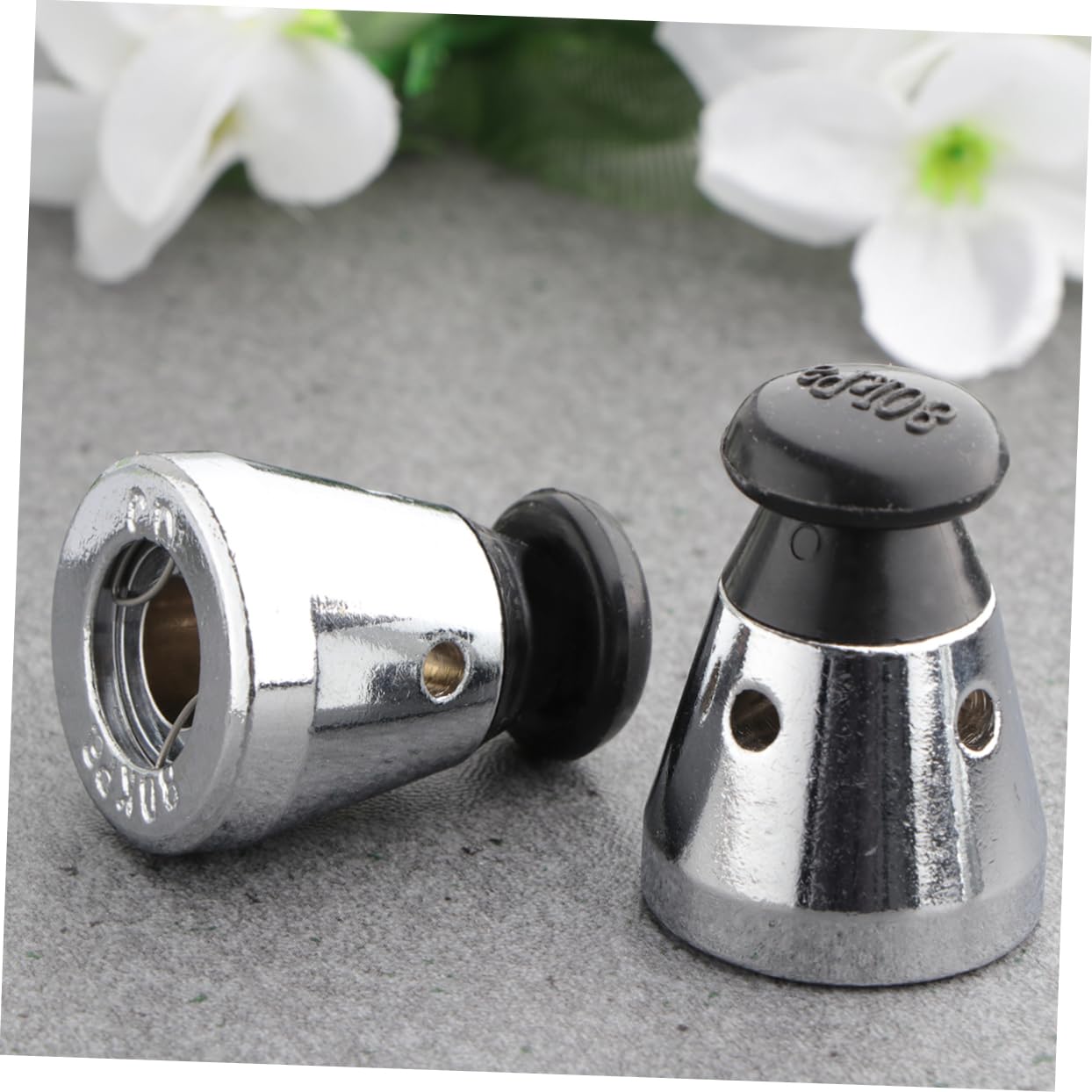 HOLIDYOYO 3pcs Pressure Cooker Steam Valve Jigger Floater Sealer for All Pressure Cookers Black Lightweight Easy to Use Compatible Accessory