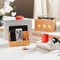 Vista 6 de Estación de carga de gran utilidad para múltiples dispositivos, Bambú (Eco-Friendly Bamboo CORE (without Power Supply))