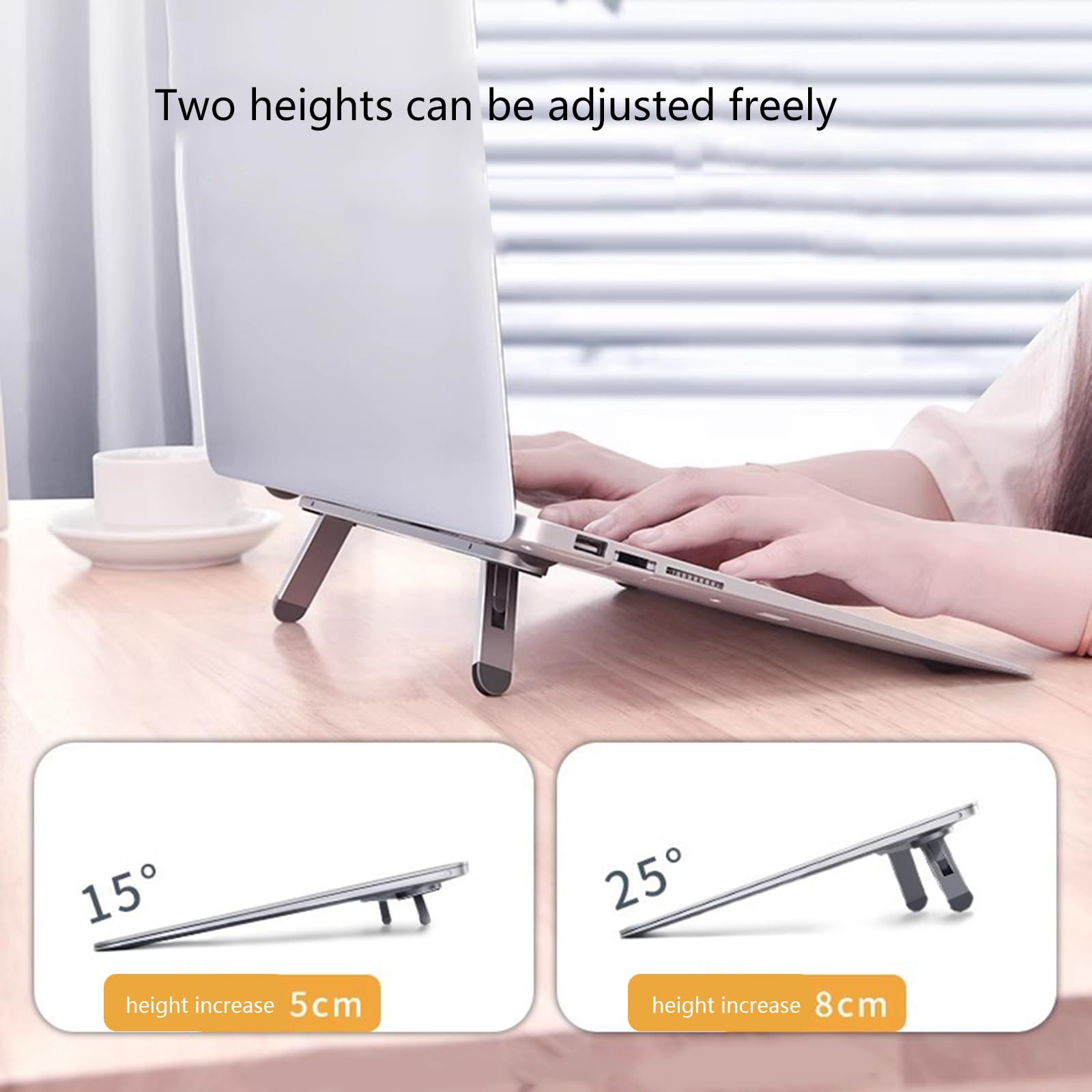 Risers Portatili Regolabili per Home Office Usa Disegni Solidi In Alluminio Computer Portatile per Migliori Tablet Posture