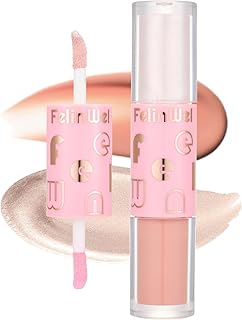 FelinWel Rubor y resaltador súper rocío, barr...