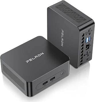 PELADN WI7 Intel Pentium Gold 7505 Mini PC Computer 8GB LPDDR4 256GB SSD