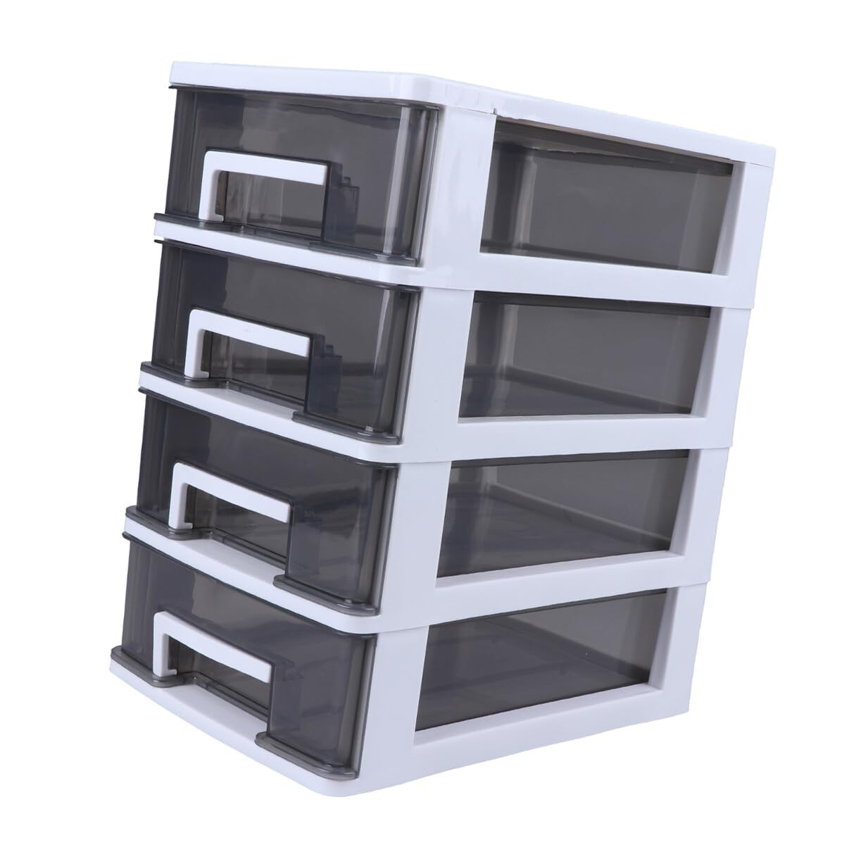 Boîte de rangement plastique transparent cosmétiques organisateur bureau couches