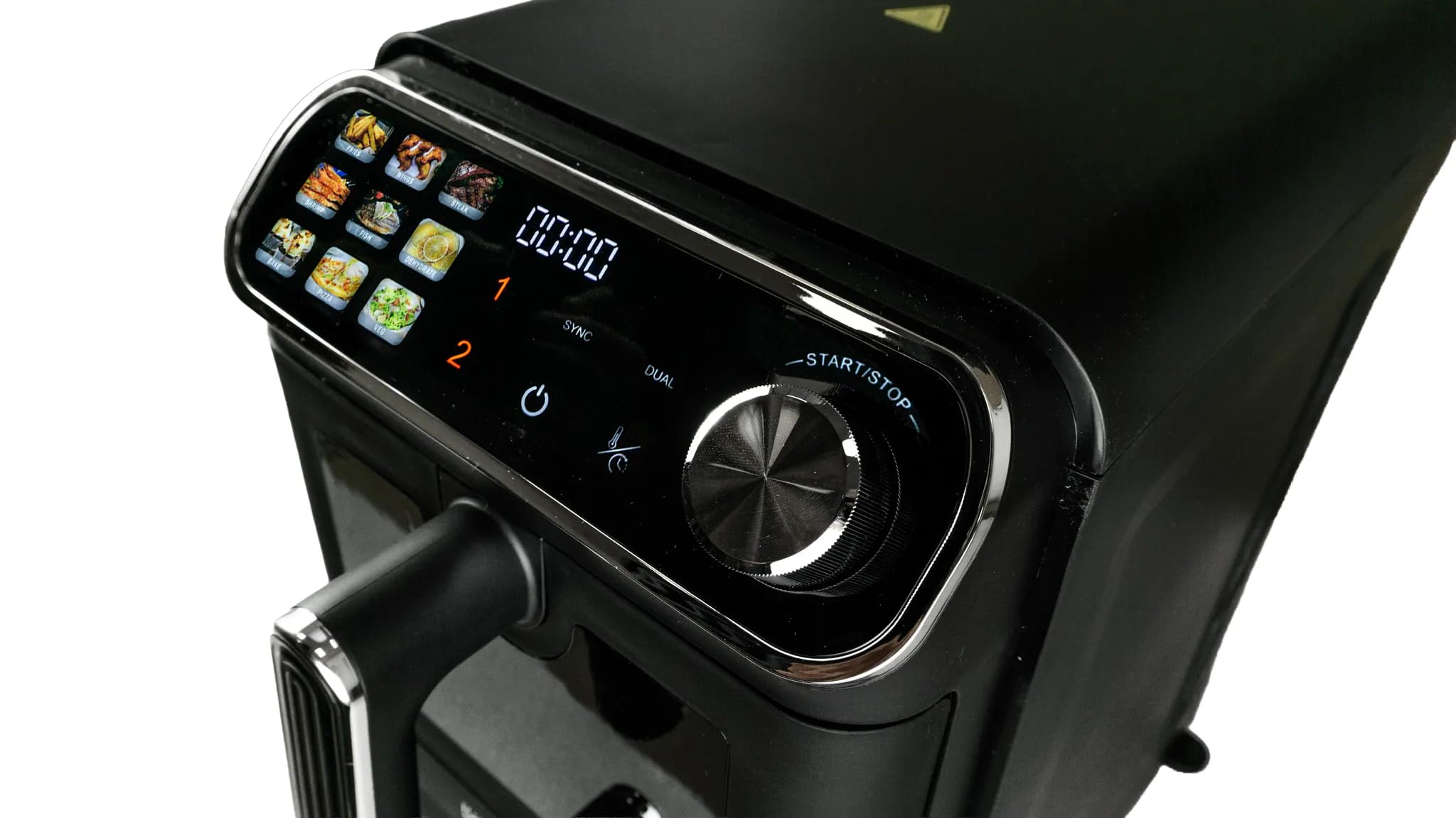 KALORIK AFT3200 frytkownica beztłuszczowa, pionowa XXL frytkownica na gorące powietrze, dwukomorowa wieża 11 l, 2260 W, AIR FRYER z 2 rusztami do smażenia, 9 automatycznych programów, wyświetlacz LCD