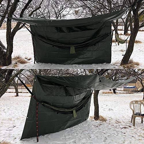 Boshen 5 Mil 12X20Ft Multi Purpose Tarp Cover Waterproof With Reinforced Edges Heavy Duty Tarpaulin Cover Uv & Rip Resistant Boat Rv Canopy Camping Tent Tarp Shelter Cover #TOP7
