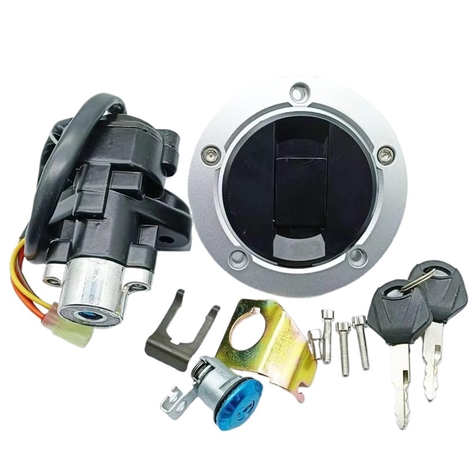 Kompatibel Mit Suzuki Für SV1000 2003 2004 2005 Motorrad Zündschloss Sperrschlüssel Set OEM: 37000-16820 37000-16840