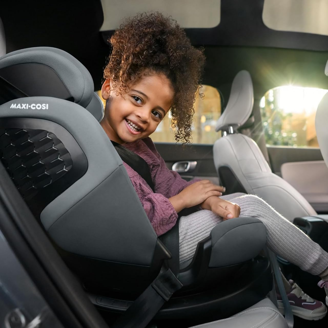 Maxi-Cosi Emerald 360 S i-Size, Silla coche 360 giratoria 0-12 años (40-150 cm), 360° FlexiSpin, Silla coche bebé, 4 posiciones reclinación, Protección contra impactos laterales G-CELL, Tonal Truffle