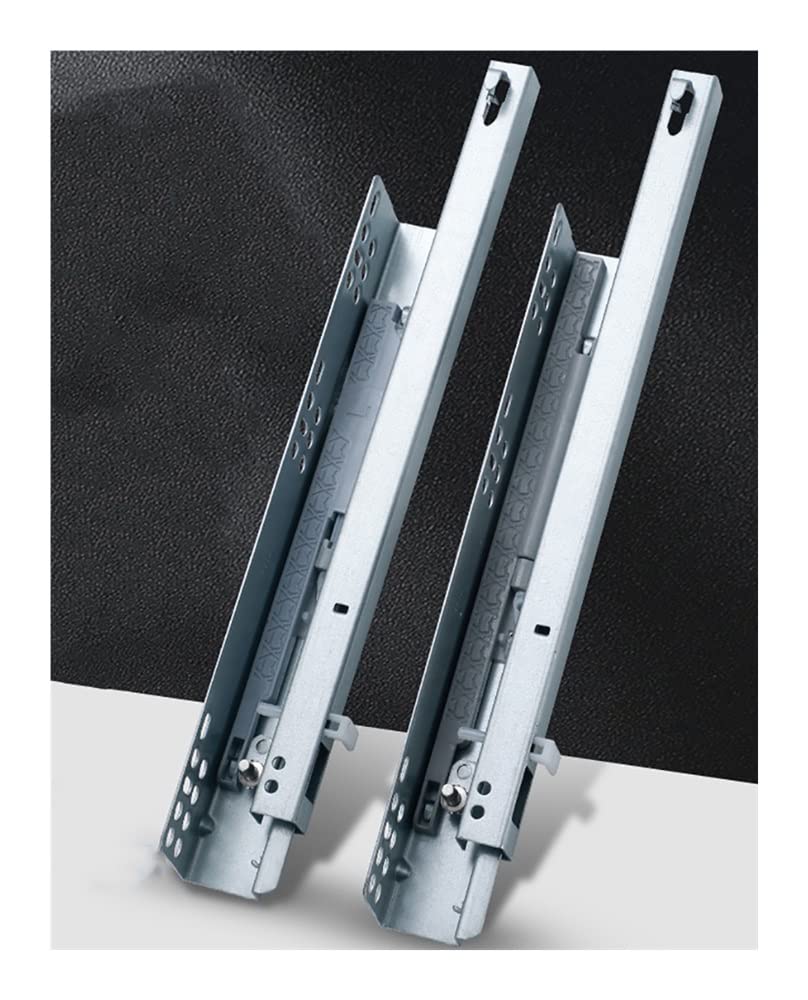 Drawer Slides Hidden Slide Drawer Runners Hidden Undermount Runners Full Extension Drawer Slide, Soft Close Drawer Runners, 2 Fold Kitchen Cupboard Drawer Slide, 100 Kg