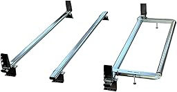 Shield Autocare Roof Bars Compatible with Ford Transit Custom (2013-2023) Steel Roof Rack & Tie Hole Loadstops for L1 (SWB) & L2 (LWB) with Low Rooftop (3 Bars & Roller)