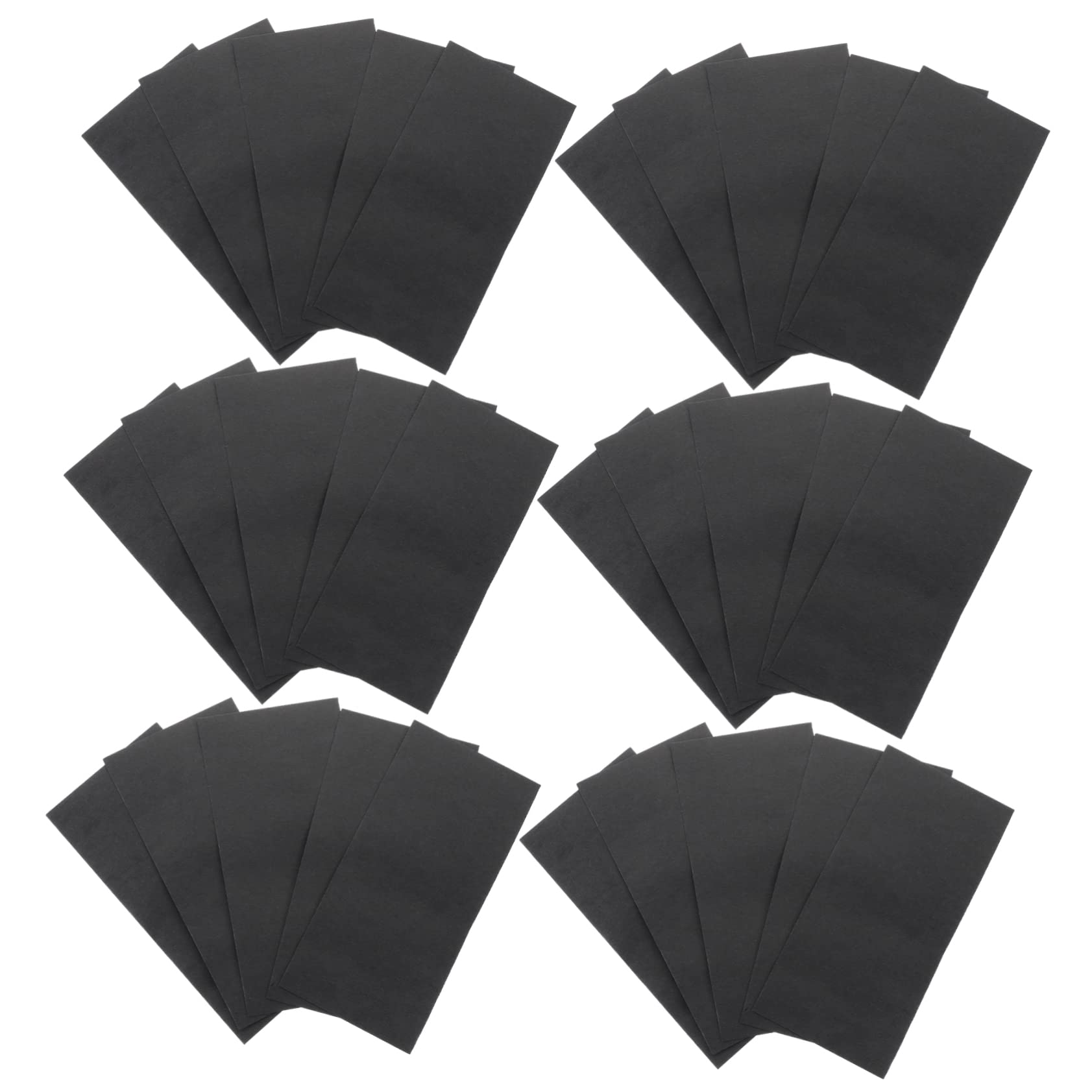 NUOBESTY 120pièces Enveloppes Autocollantes Pour Noir Pochettes Budget Multifonctions Pour Stockage Bijoux Billets Et Accessoires Pratique Pour Organisation Quotidienne