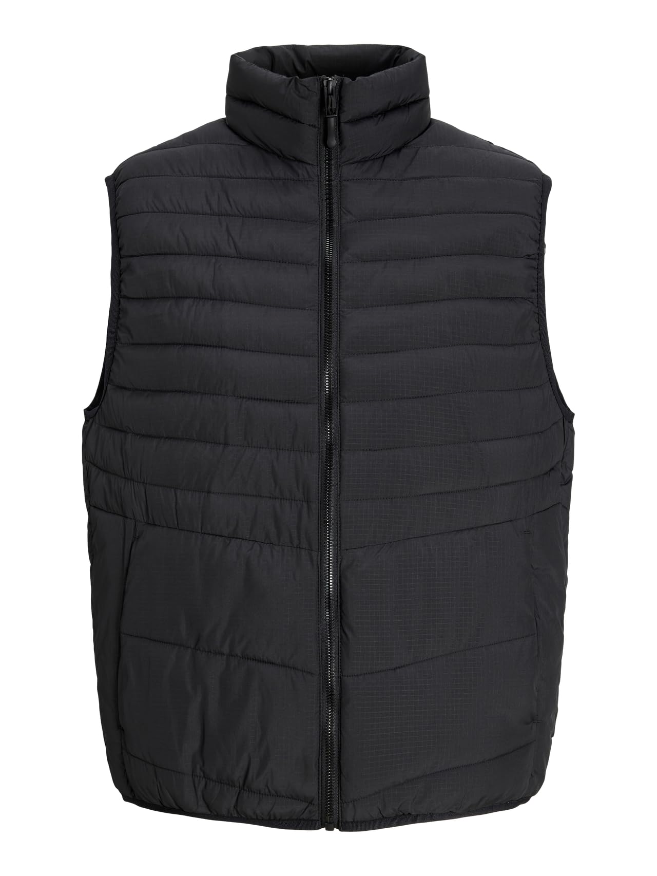 JACK & JONES Male Quilted Vest, black, M