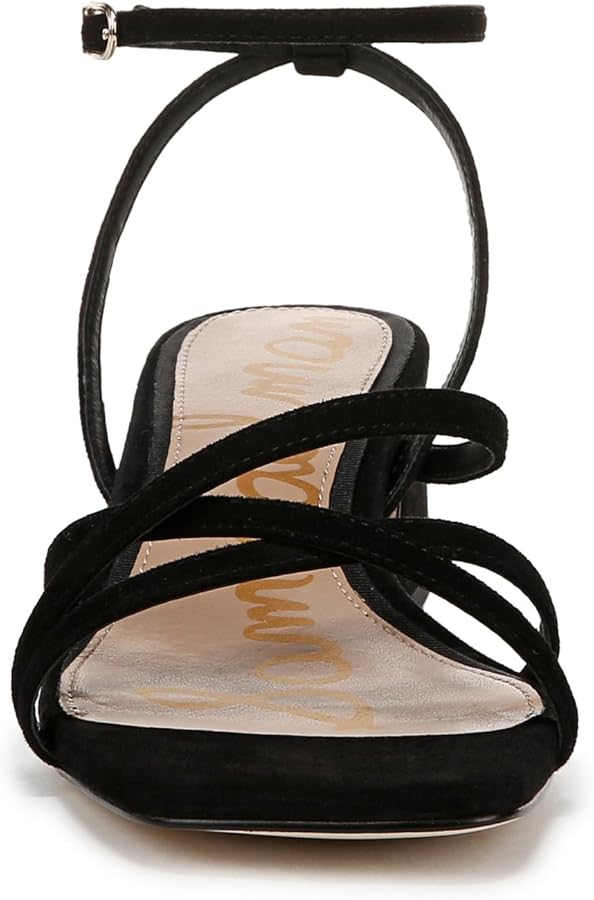 (取寄) サムエデルマン レディース ホイットリー Sam Edelman women Whitley Black Suede Amazon.com | Sam Edelman Women's Whitley Heeled Sandal, Black