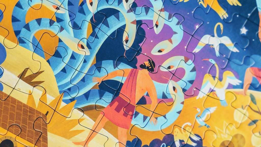 Ravensburger - Children's Puzzle - Tales Around The World - The Twelve labors of Hercules - from 5 Years Old Puzzle - Thick, Strong Cardboard - 12004209