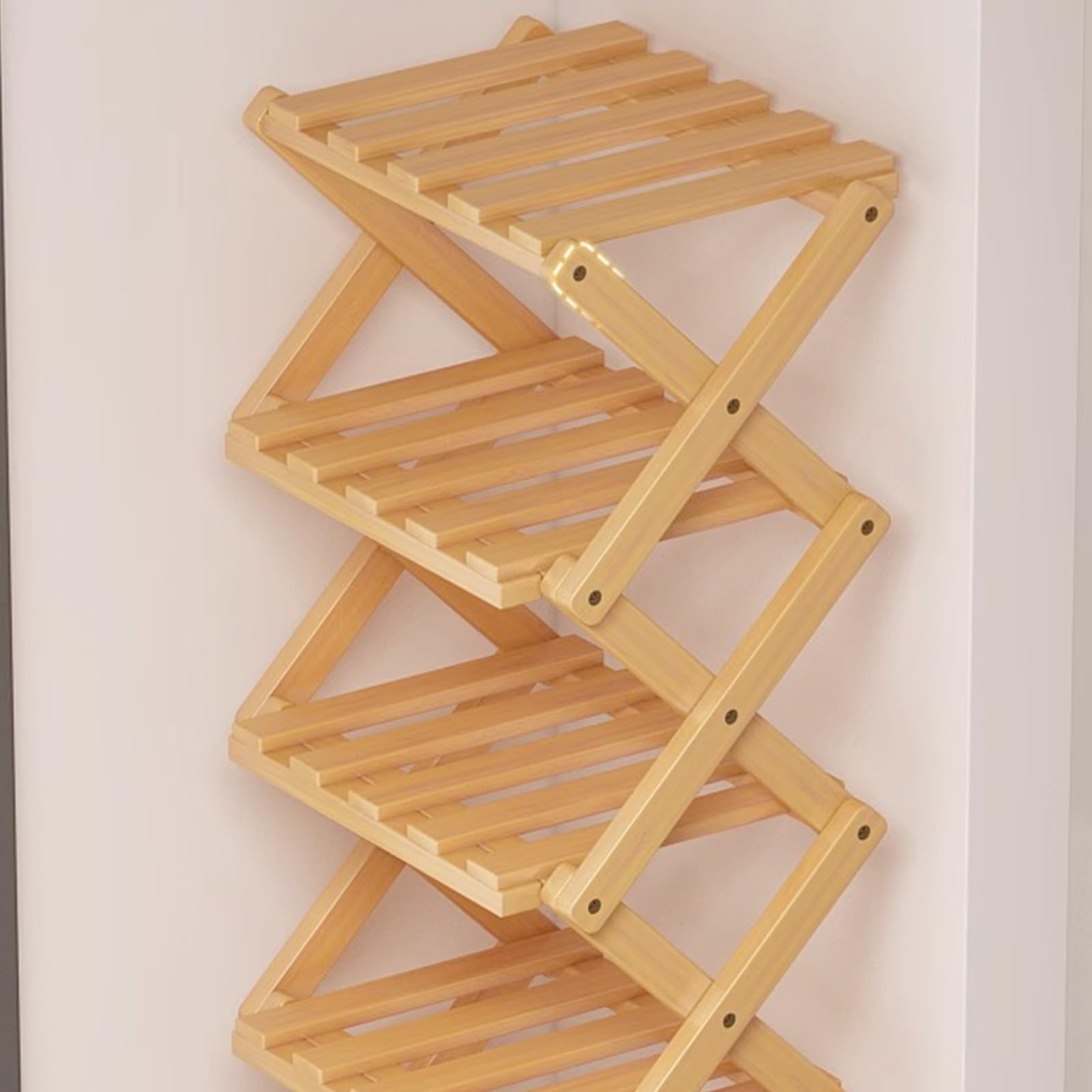 Organizador de Zapatos de Madera de Gran Capacidad para Ahorrar Espacio, Organizador Vertical para Zapatos, para el hogar, apartamento, Sala de Estar, Dormitorio, casa de Campo, Botas de