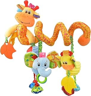 Mobile Musical Girafa Espiral Carrinho Som Chocalho Bebe