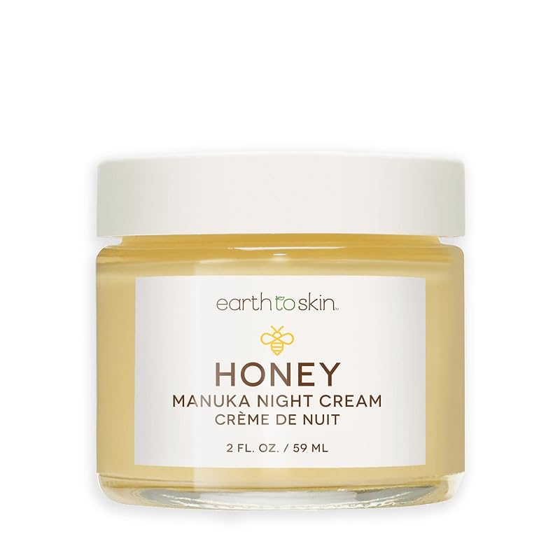 Creme noturno Earth To Skin com mel de Manuka para o rosto, 60 mL