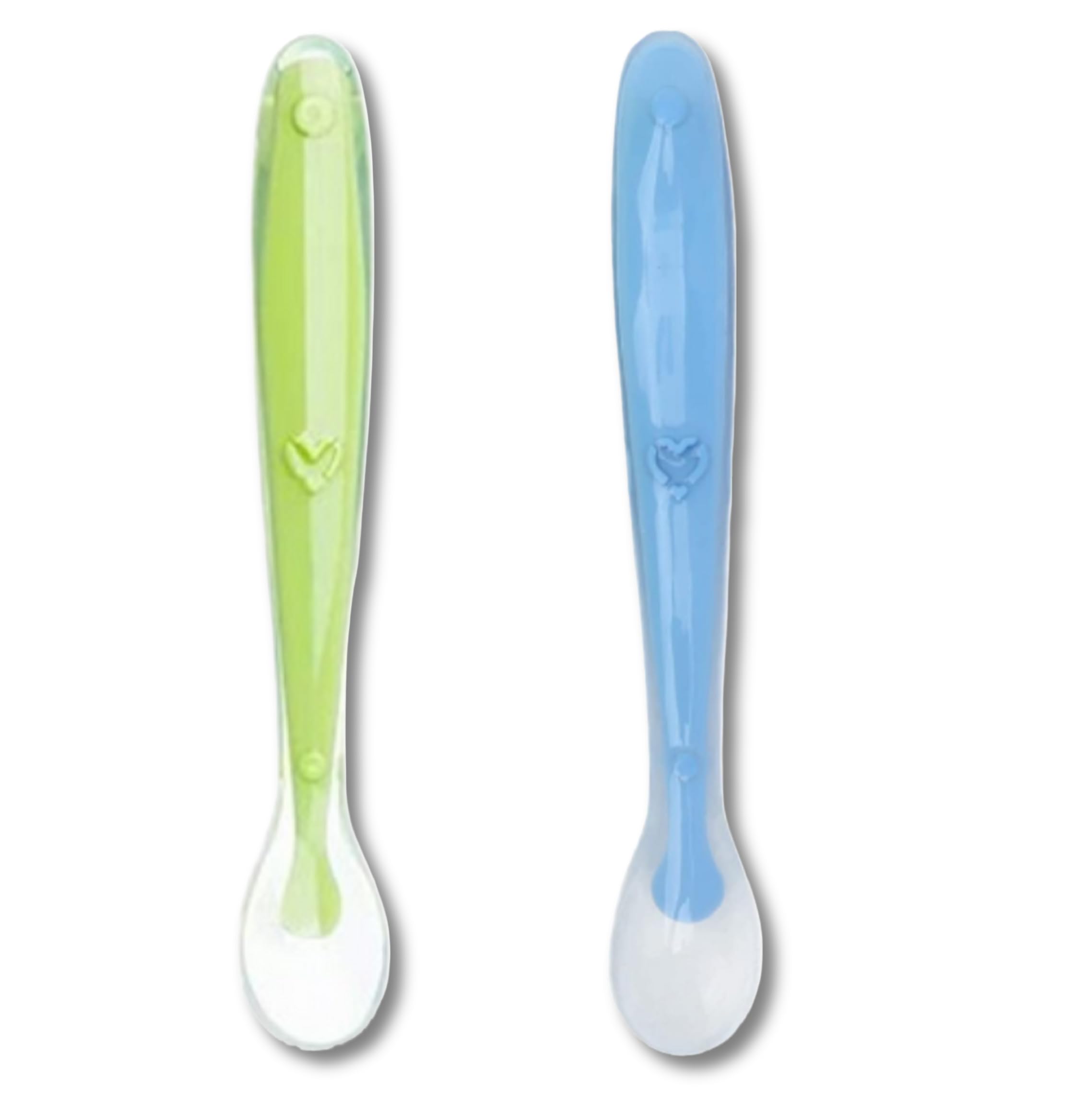 VIN® Baby Feeding Spoon Set of 2 with Ultra Supple 100% Silicone Tip, BPA Free Material with Food Grade Silicone tip, Self Feeding Utensil, Baby Weaning Spoon for Kids 4 Months+ (2)-image-33