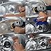 Visbella DIY Vehicle Headlight Restoration Kit, Heavy Duty Drill Based, Ultimate Headlight Restore Cleaner with UV Protection - Clear Coat
