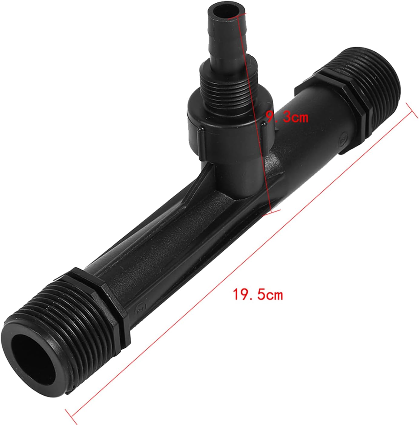 Horoper 1 Inch Garden Irrigation Tube Fertilizer Mixer Injector, Irrigation Venturi Fertilizer Injector Tube Kit Injector Agriculture Tool for Patio Lawn Garden Greenhouse