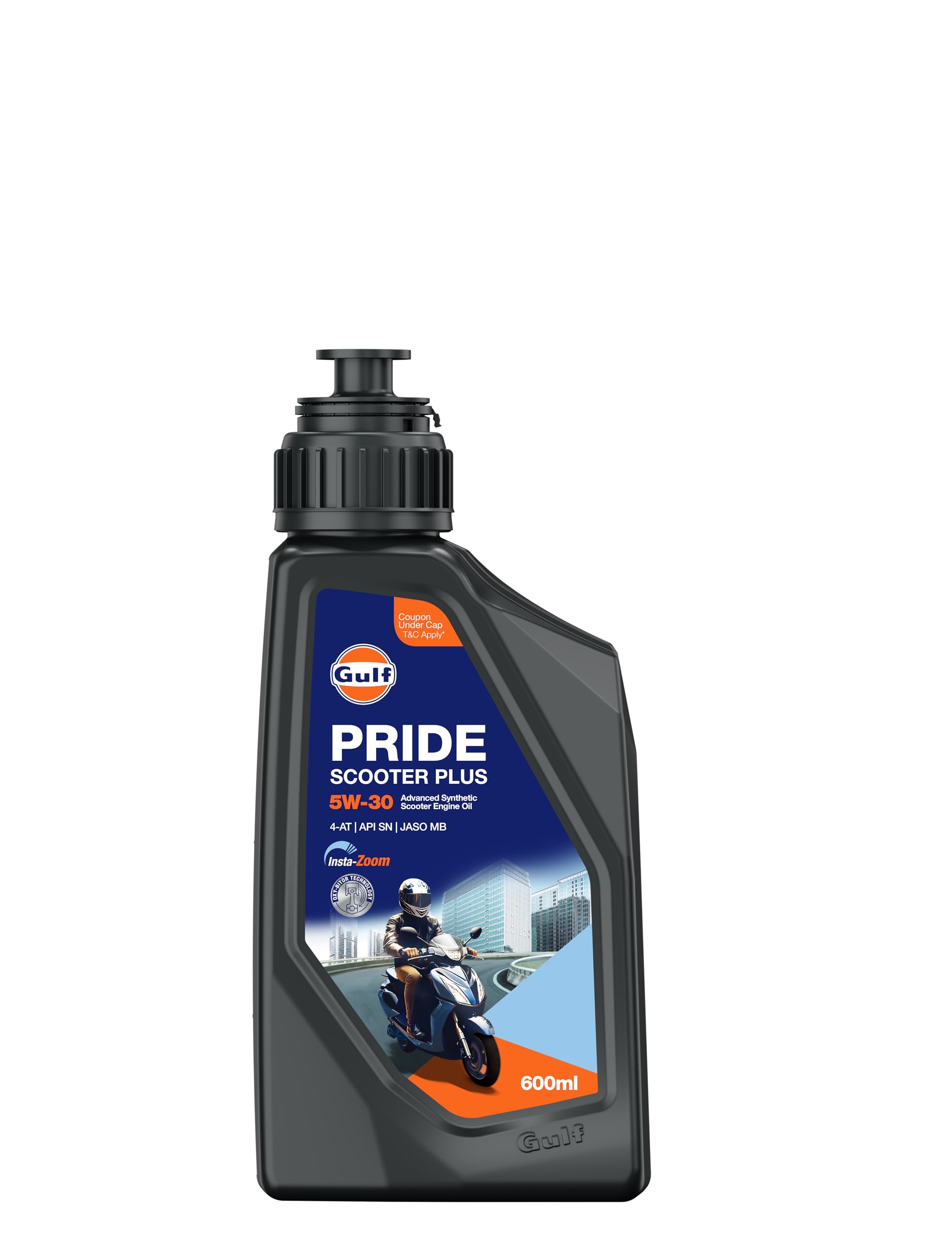 - PRIDE SCOOTER PLUS 5W30 4-AT API SN, JASO MB|BS 6 and earlier emission norms| Advanced 2 Wheeler Scooter Synthetic Blend Engine Oil [600 ml] - Pack of 1