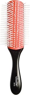 Diane Pro Nylon Pin Styling Brush for Curly Thick Wet Hair - Detangles, Defines Curls, Heat-Resistant Anti-Static (D9749)