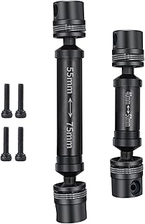 RCHUBAM RC Car Drive Shaft Steel Front Rear Center Shaft for 1/18 TRX4M RC Crawler Car Upgrade Parts/Accessories