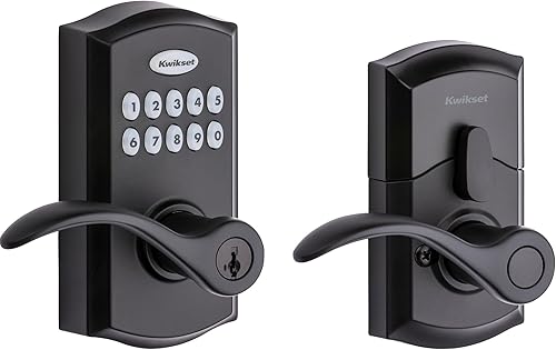 Miniatura 16 de Kwikset SmartCode 955 Pembroke Light Commercial - Palanca Electrónica con Teclado de 10 Botones, con Práctica Entrada sin Llave, 3 Años de Duración