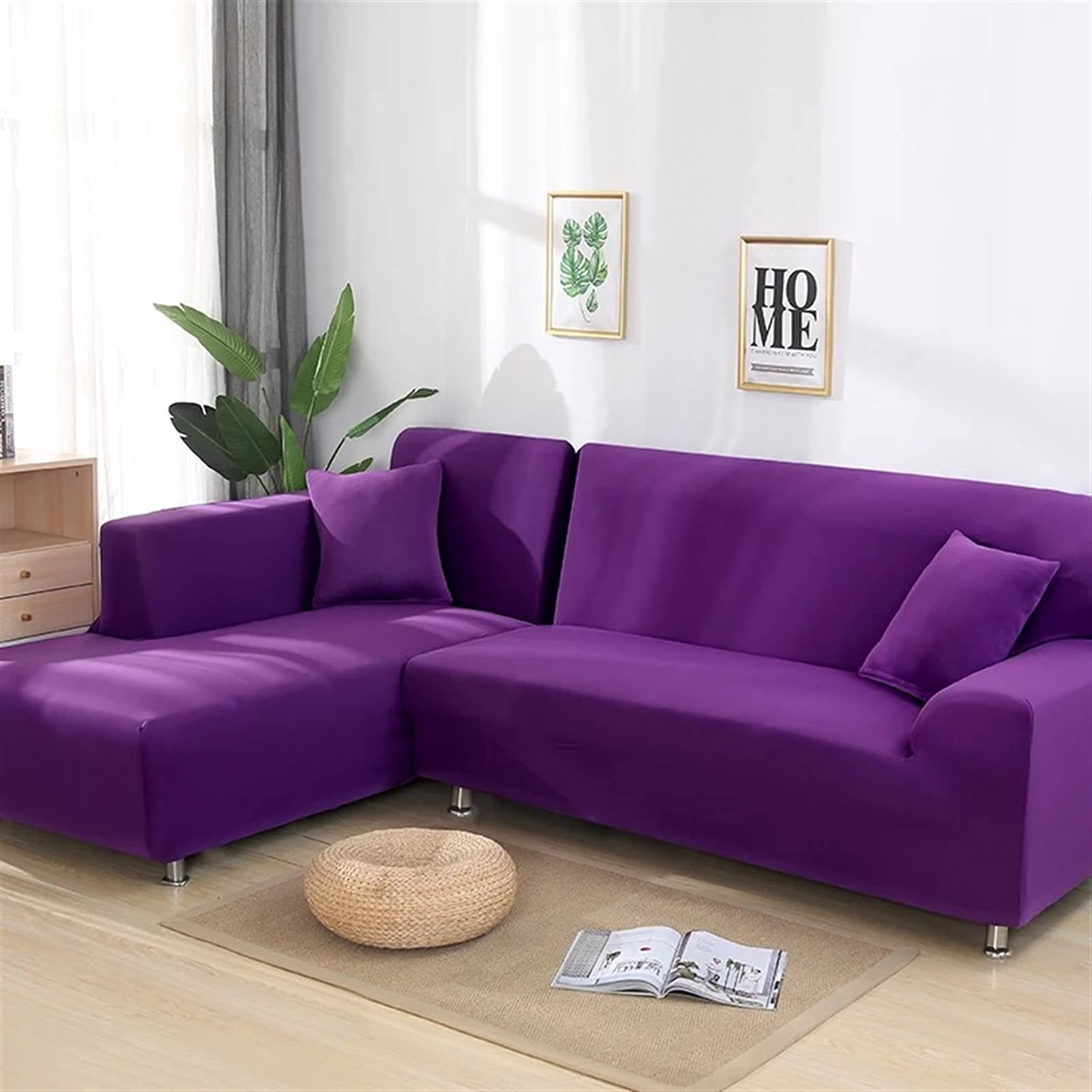 Funda de sofá elástica de spandex de 3 plazas protector elástico de asientos 190-230cm