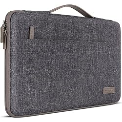 DOMISO 14 Pulgada Funda para portátil de con Bolsa de Transporte con asa para de 14" Lenovo Chromebook S330/ThinkPad A475 E485 T480s/HP ProBook 640 645 G4/DELL Inspiron 5482 5490 Chromebook 14, Gris