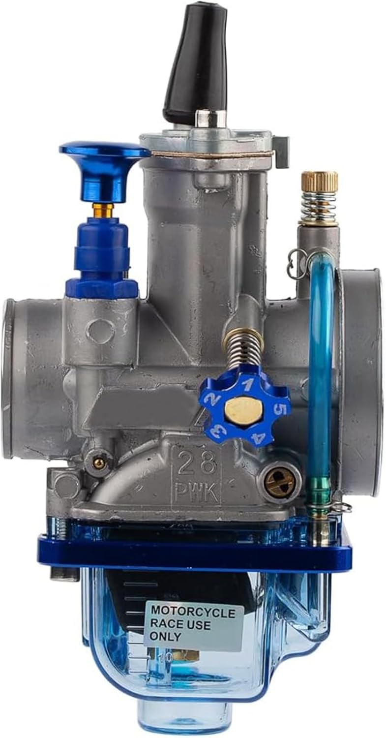 PWK 24mm Carburetor Performance Carb Kit for Predator 212cc 196cc Coleman CT200U BT200X Mini Bike KT196 Go Kart GX160 GX200 6.5hp Clone Engine with Air Filter Intake Manifold
