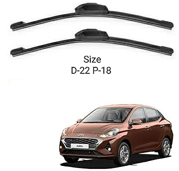 SDR Wiper Blades Compatible for Hyundai Aura (D-22 P-18)