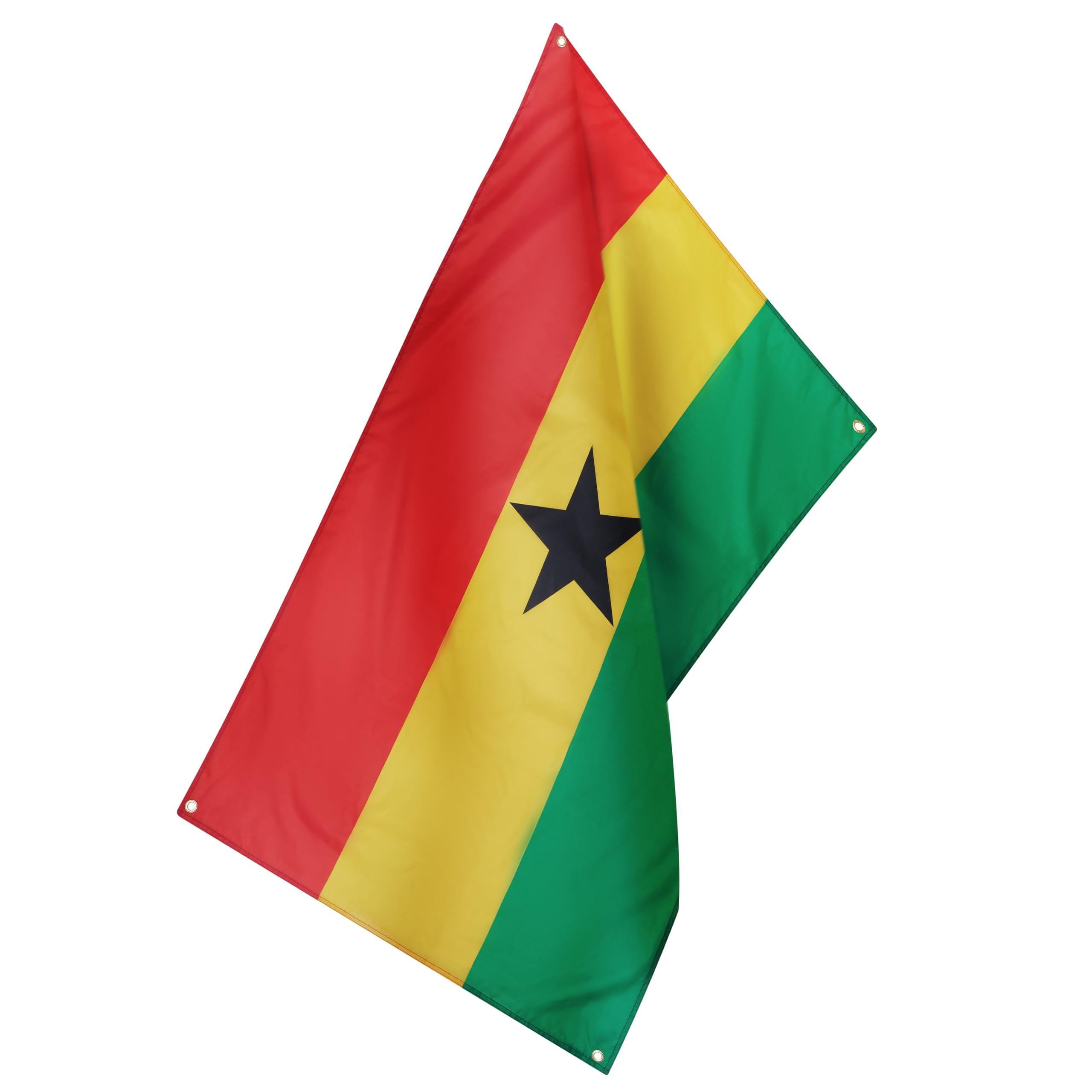 Runesol Ghana Flag, 91x152cm, 3ft x 5ft, 4 Grommets, Eyelet In Every Corner, Ghanian Flag, Constitution Day - Image 3