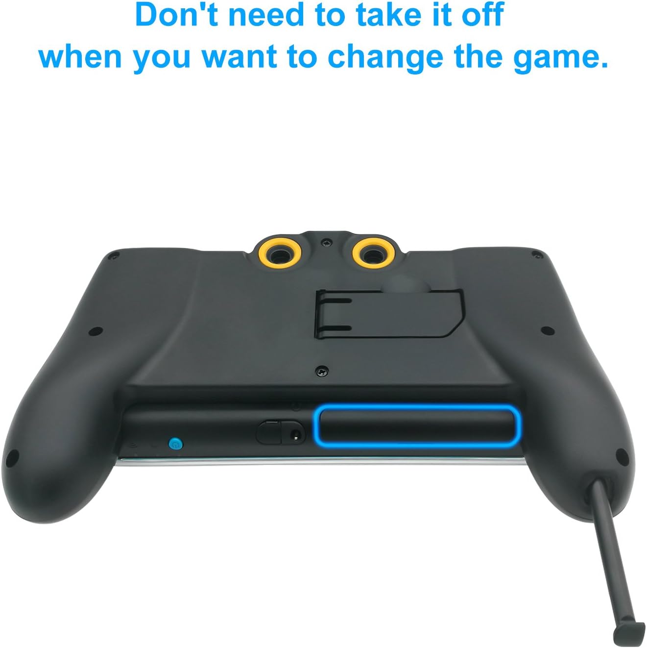FYOUNG [Updated] Hand Grip Compatible with Nintendo 2DS XL with 1 Stylus and 1 Clear Case Compatible with Nintendo 2DS XL