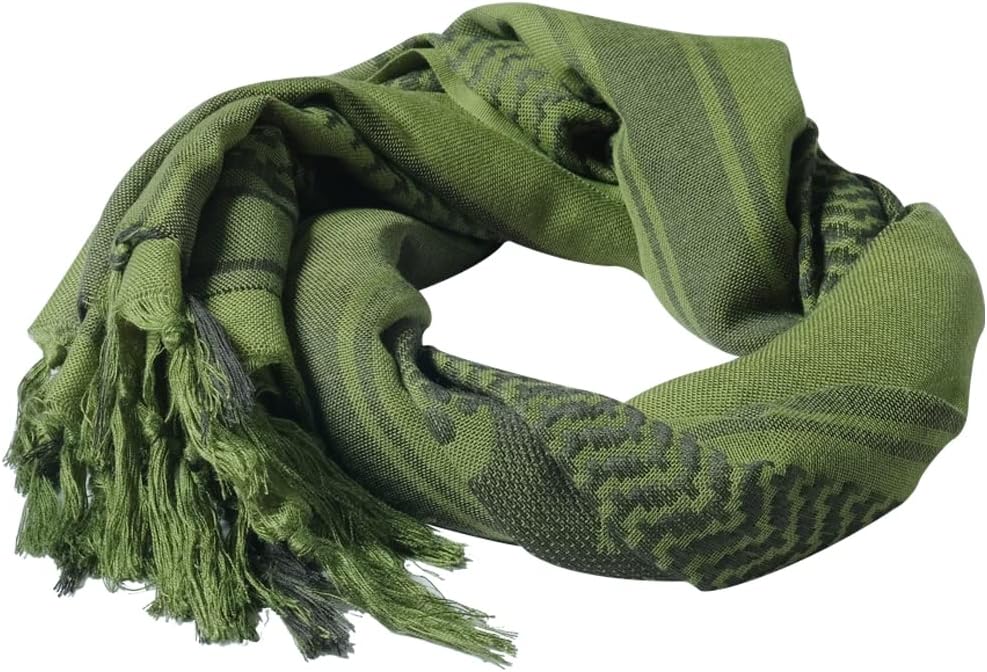 Cotton Desert Scarf Military Tactical Shemagh Keffiyeh HeadScarf Arab Wrap Outdoors Tassel Scarves for Men/Women - Image 3